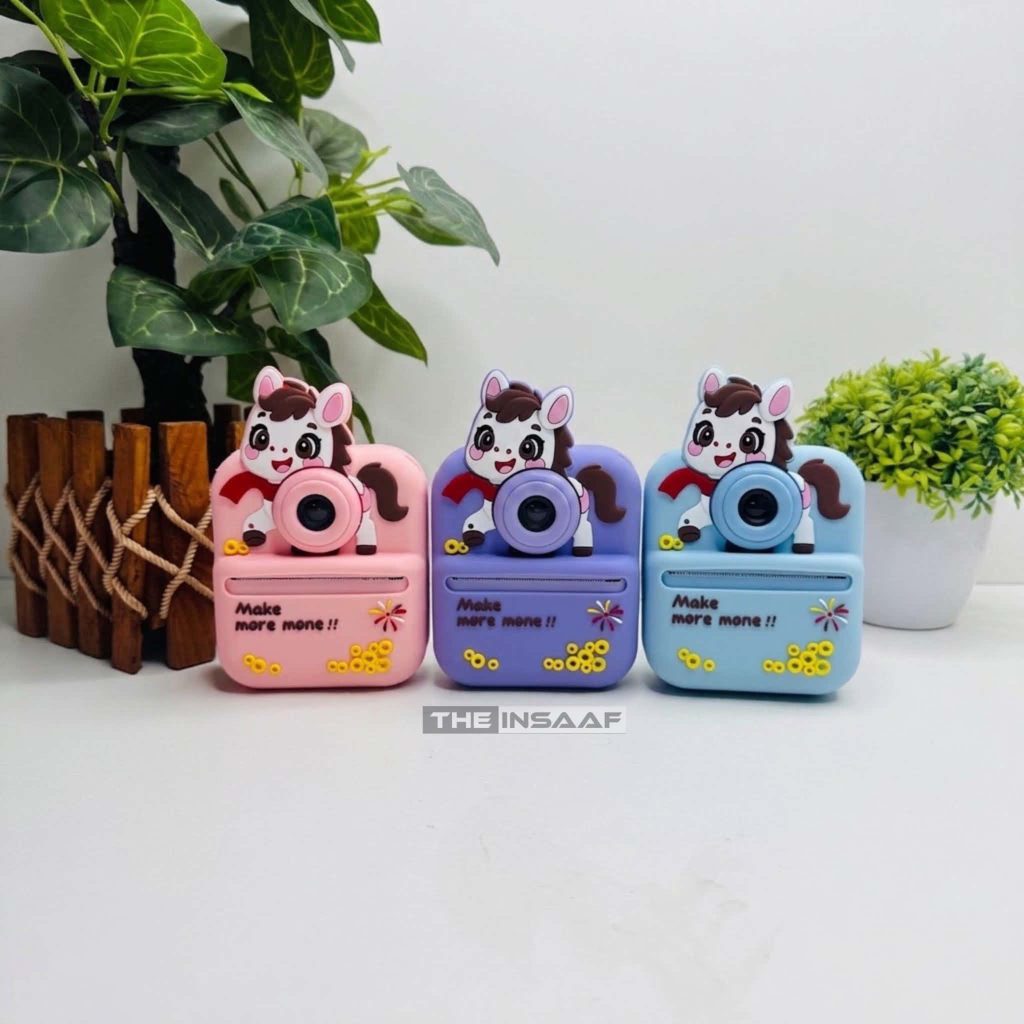 Children's Fun Instant Print Camera with Horse Design by The Insaaf